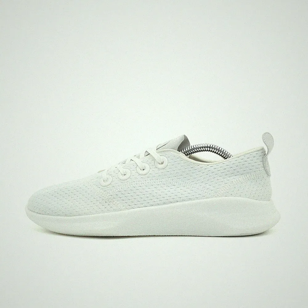 Allbirds Damen SLTR Schuhe Weiß Mesh Low-Top Atmungsaktiv Dasher Sneaker EU 38