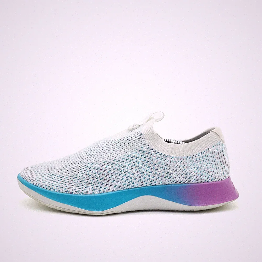 allbirds Damen td sneaker weiß lila blau textil nachhaltig laufschuhe EU 39.5