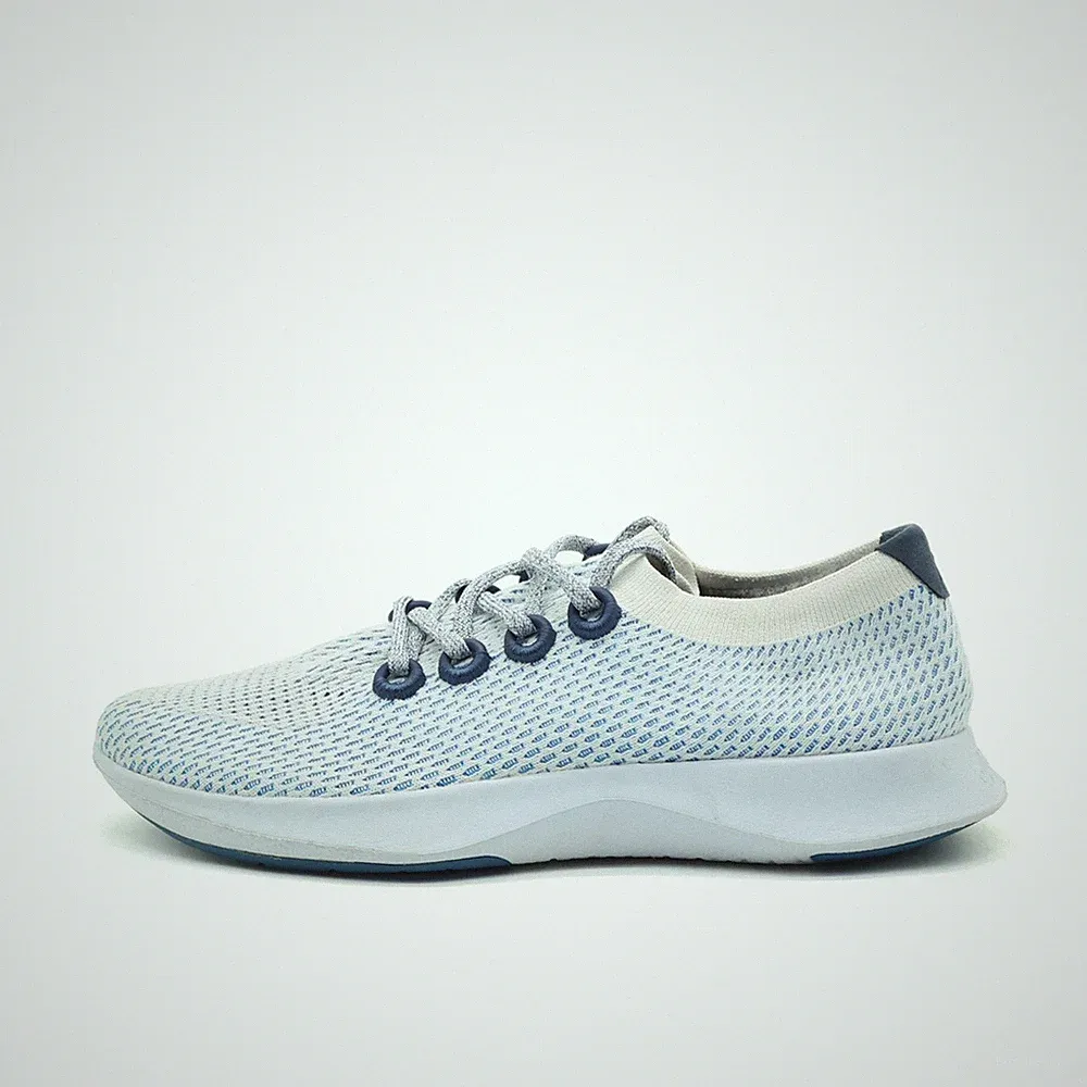 Allbirds Damen Tree Dasher Laufschuh hellblau Textil Low-Top Sneaker EU 40