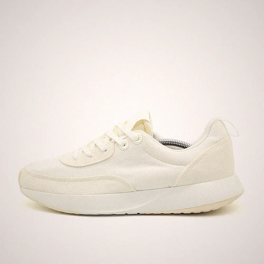 Allbirds Damen Tree Dasher Laufschuh Weiß Baumwolle, Synthetik Low Sneaker EU 41