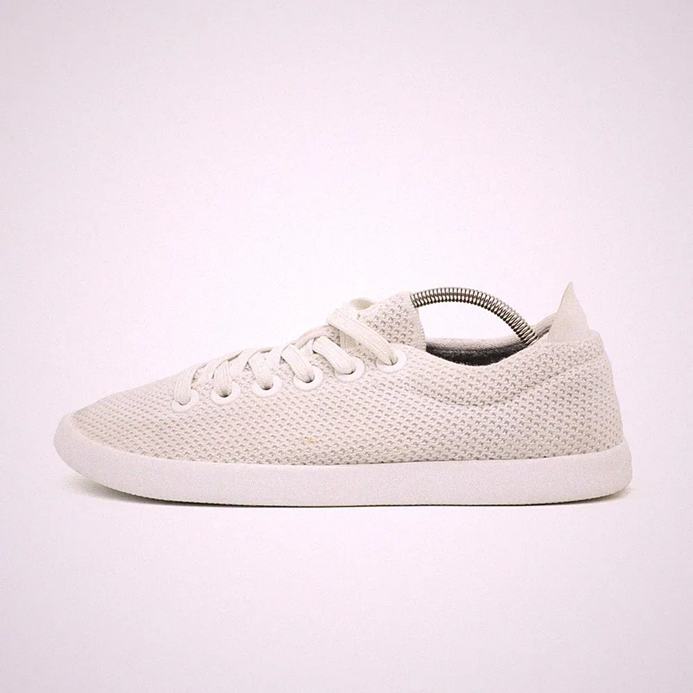 Allbirds Damen Tree Piper Schuh Weiß Textil Low Top Atmungsaktiv Sneaker EU 39
