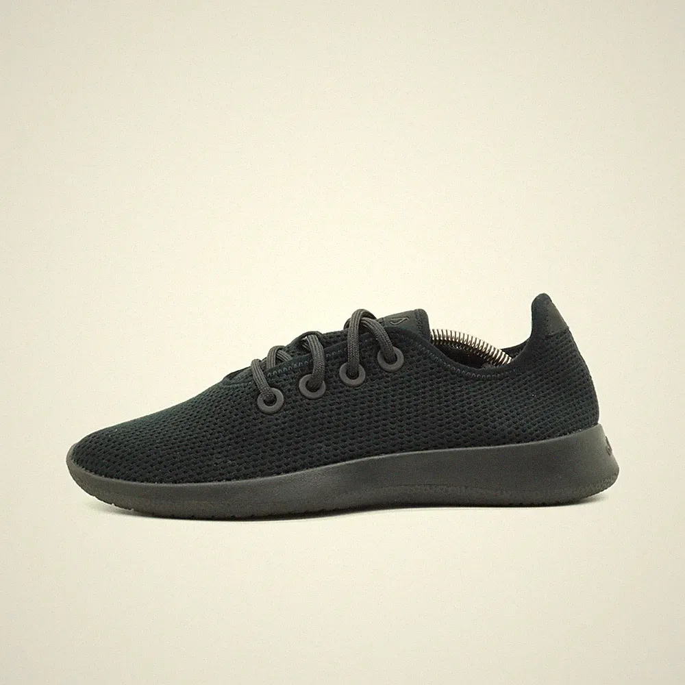 Allbirds Damen Tree Runner TR Schuhe Schwarz Mesh Atmungsaktiv Sneaker EU 40