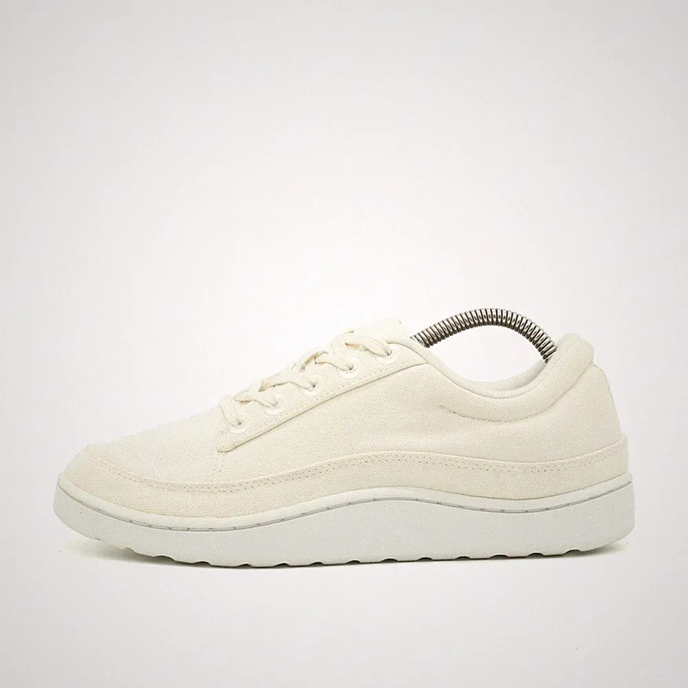 Allbirds Damen W8 Schuh Off-White Bio-Baumwolle Low Cut Vegan CP Sneaker EU 38