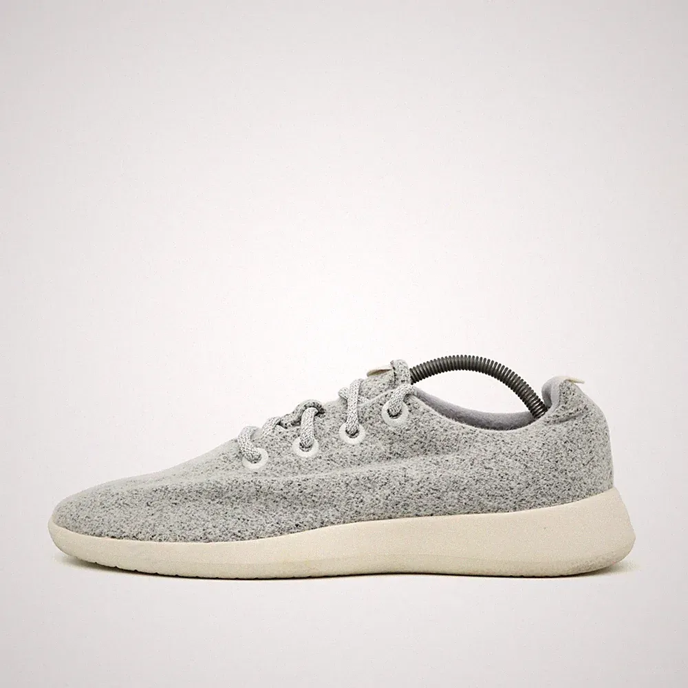 Allbirds Damen Wool Runner Freizeitschuh Grau Merinowolle Low-Top Sneaker EU 41