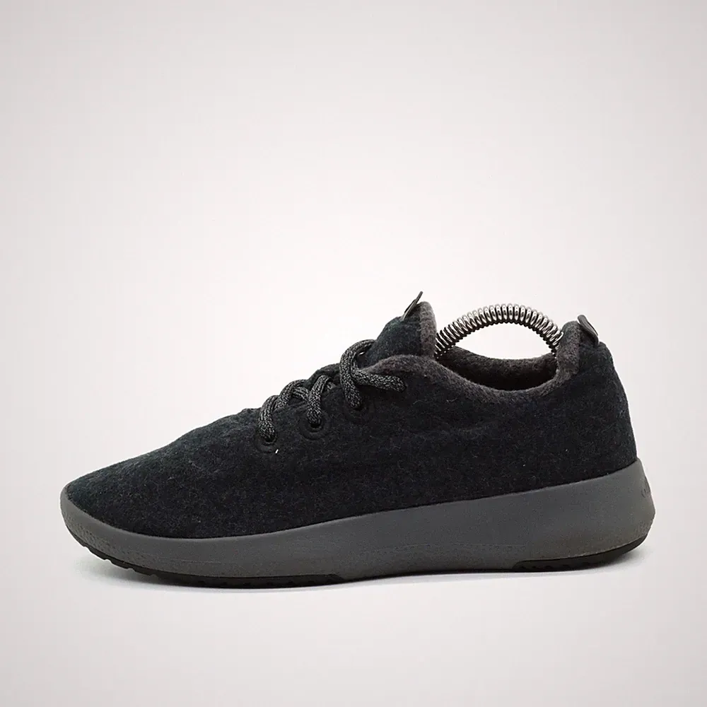 Allbirds Damen Wool Runner Mizzle Sneaker Schwarz Merinowolle Low-Top EU 37