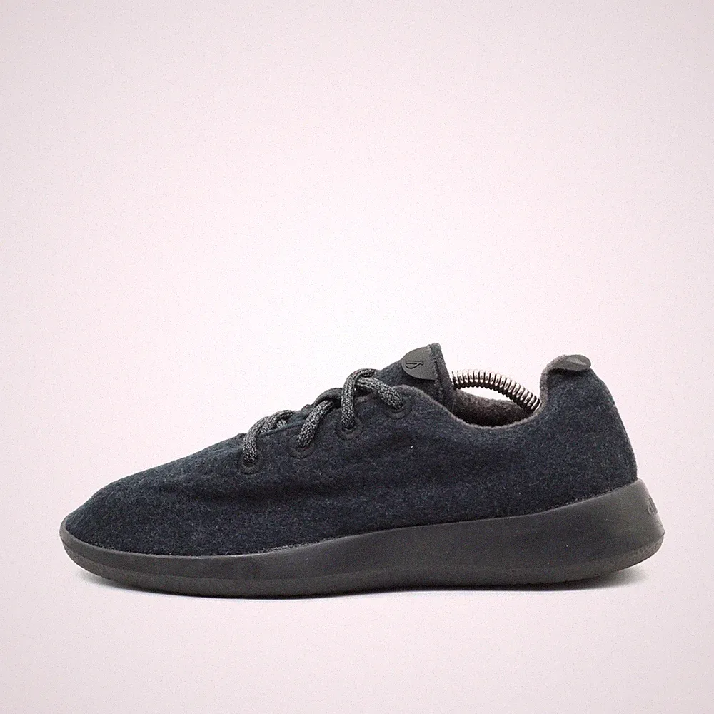 Allbirds Damen Wool Runner Schuhe schwarz Merinowolle Low-Top Sneaker EU 39