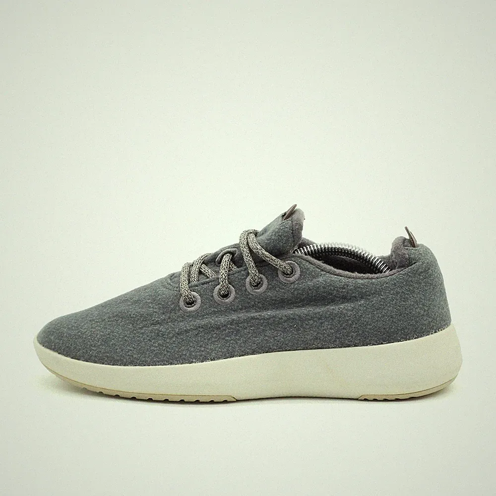 Allbirds Damen Wool Runner Sneaker grau Merinowolle Low-Top Atmungsaktiv EU 39