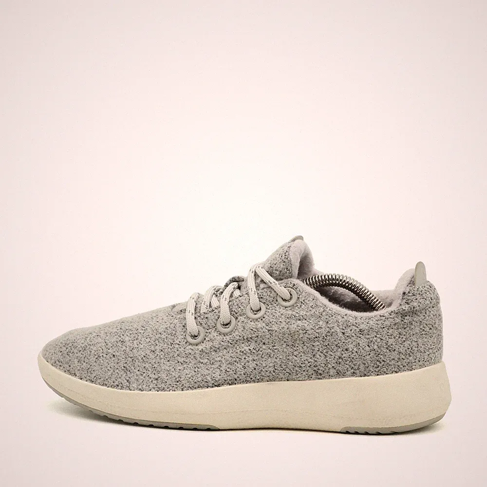 Allbirds Damen Wool Runner Sneaker Grau Wolle Low Top Atmungsaktiv EU 40