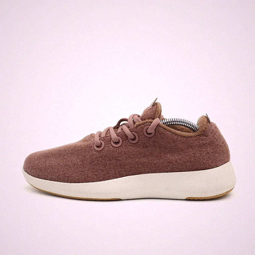 Allbirds Damen Wool Runner Sneaker Pflaume Stoff Atmungsaktiv Laufschuhe EU 37