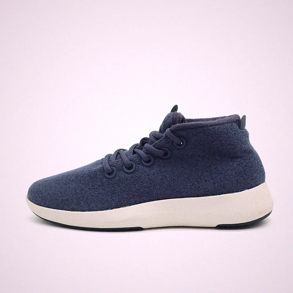 Allbirds Damen Wool Runner-Up Sneaker dunkelblau Merinowolle knöchelhoch EU 38