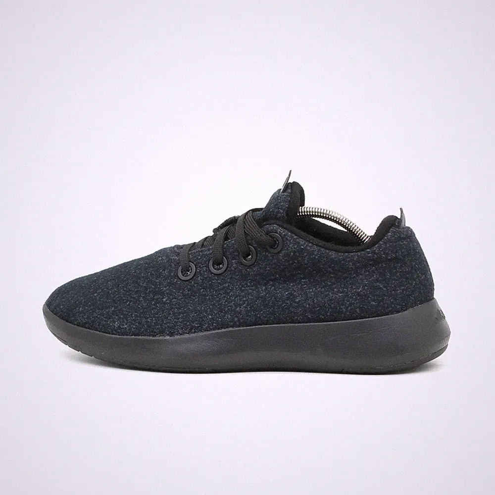 Allbirds Damen WRM W9 Schuhe Schwarz Merinowolle Low-Top Runner Sneaker EU 39