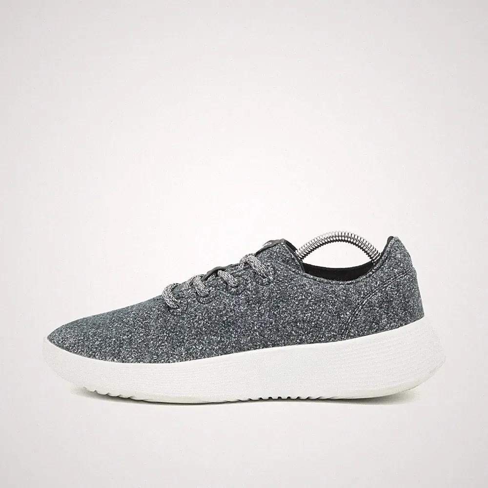 Allbirds Herren Wool Runner Laufschuhe Dunkelgrau Low-Top Sneaker EU 43.5