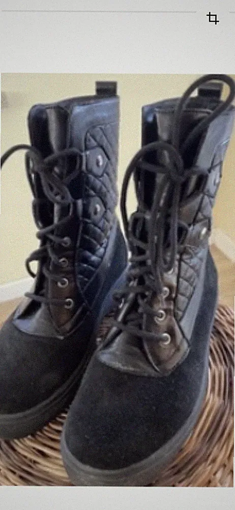 Alpi Damen Schuhe Allwetterstiefel mit Spikes ,Schwarz Gr.37