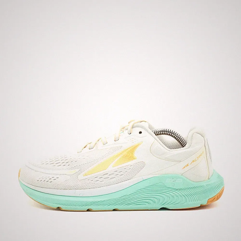 Altra Damen Guide Rail Sneaker Weiß/Mint/Gelb Textil Low-Top Laufschuh EU 38.5
