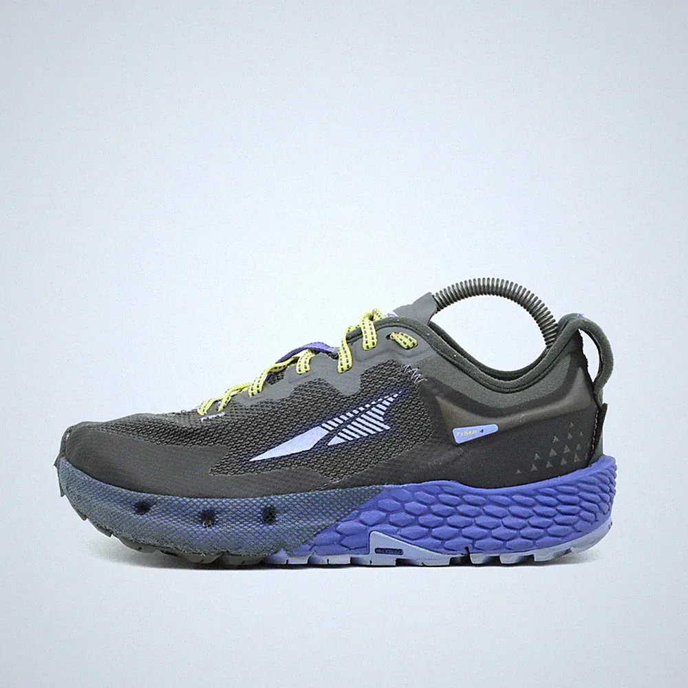 Altra Damen Timp 4 Laufschuh Grau/Lila Mesh Zwischensohle Trailrunning EU 38