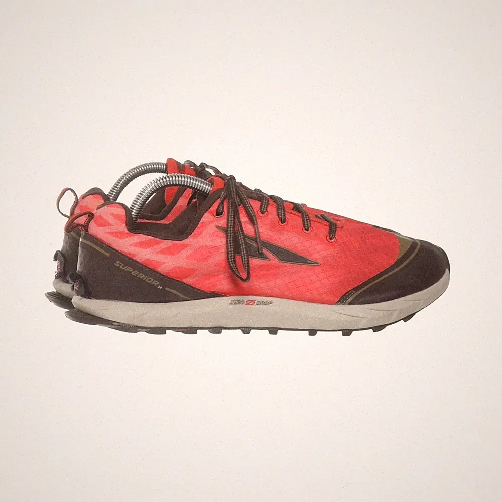 Altra, Laufschuhe, Größe: 42 1/2, Polyester/Polyurethan, Rot/Schwarz, Damen #JWG