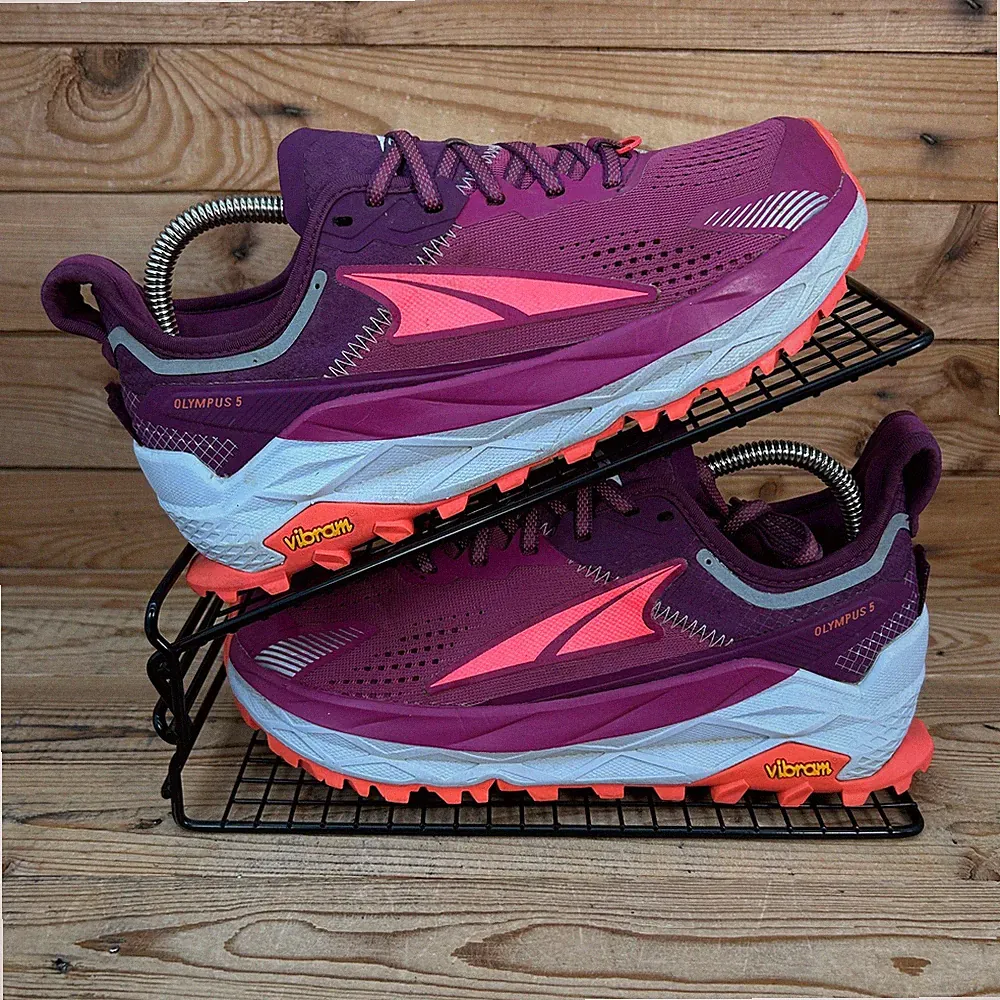 Altra Sneaker Damen UK 6 Olympus 5 lila Trailrunning Vibram Barfußschuhe