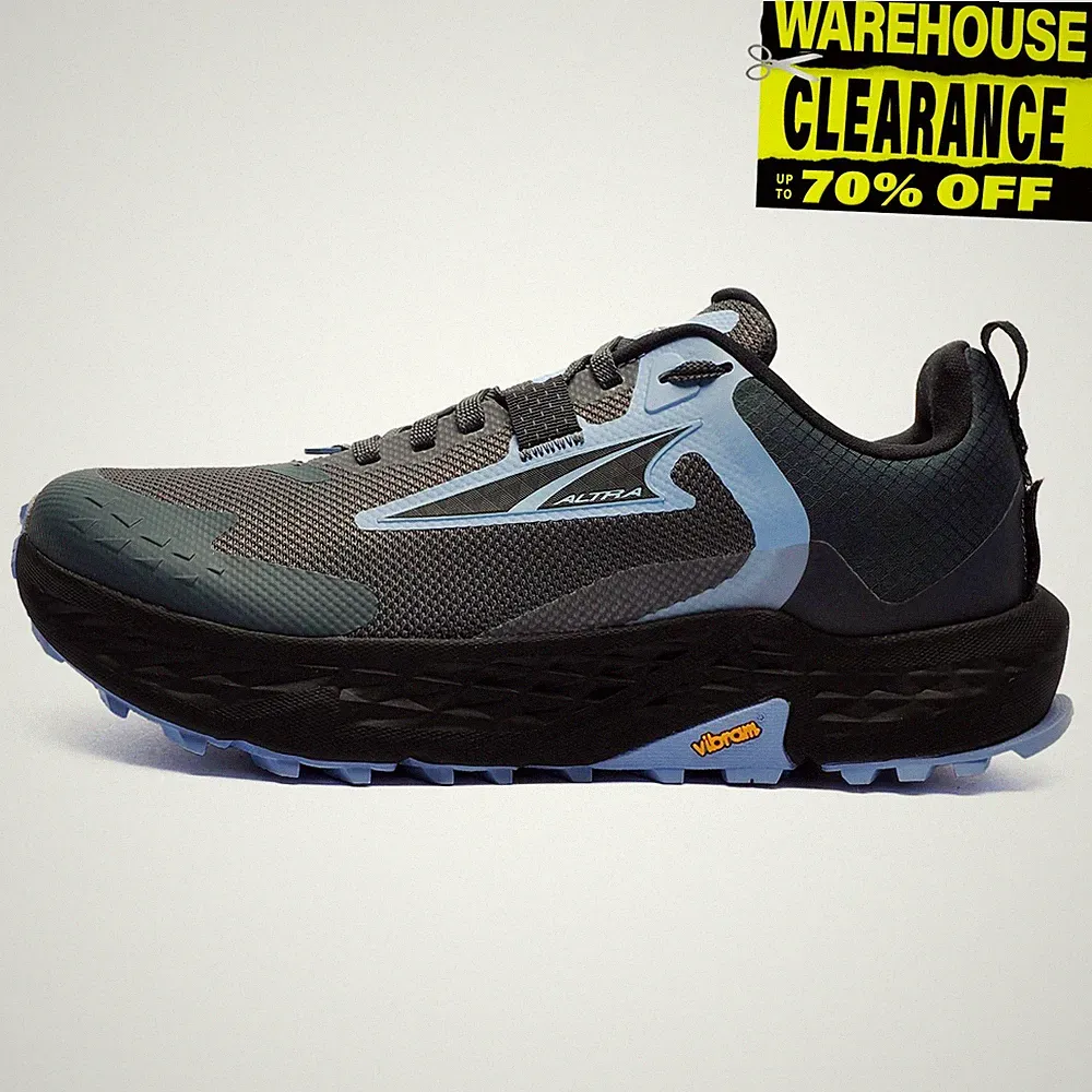 Altra Timp 5 Damen Trail Laufschuhe Outdoor Trainers Schwarz Grau Lila Schnürung