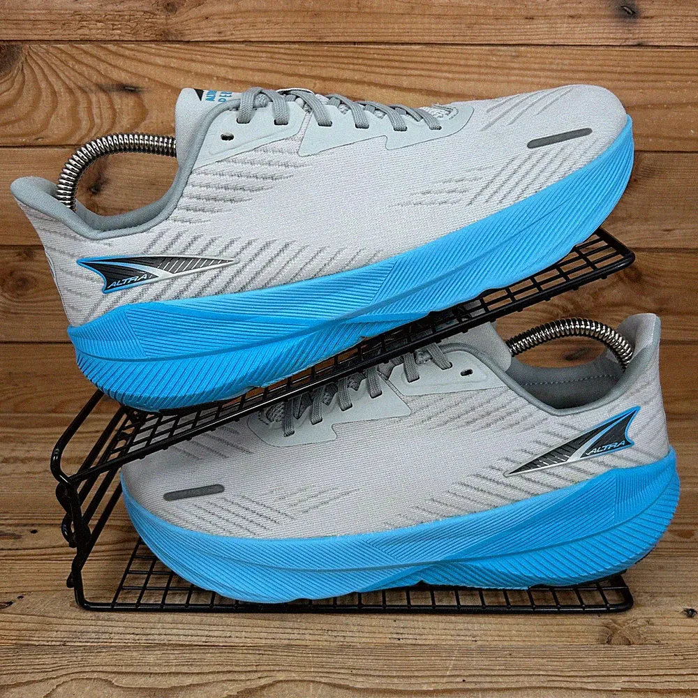 Altra Turnschuhe Herren Größe UK 7,5 Altra FWD grau blau Barfuß Laufen Walk Schuhe