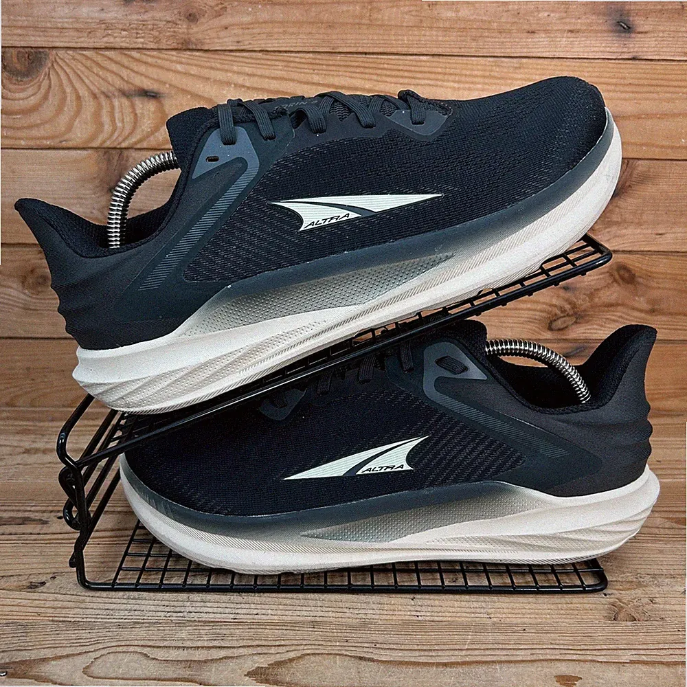 Altra Turnschuhe Herren Größe UK 8 Torin 8 schwarz weiß gepolstert Laufen Barfußschuhe