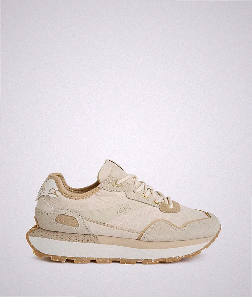 ALVIERO MARTINI DAMEN LAUFSCHUH AUS NYLON UND WILDLEDERSTOFF SAND Z1483