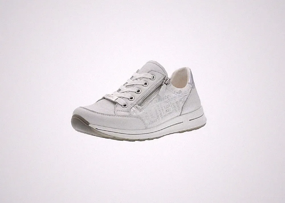 Ara Osaka Damenschuhe,Sneaker,Halbschuhe,Leder,Fußbett,WeiteH,Nebbia Gr. 37,5