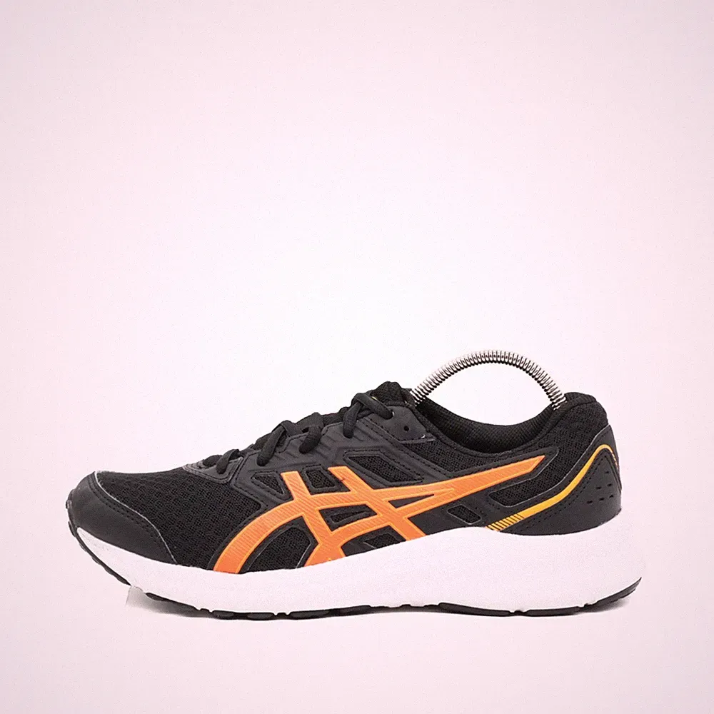 ASICS Damen 1014A203 Sneaker Schwarz, Orange Mesh Running Laufschuhe EU 40