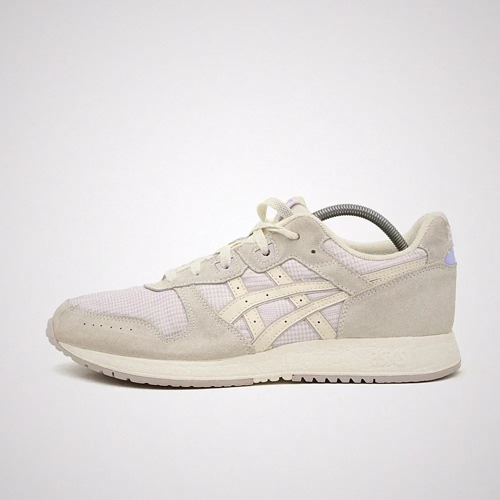 ASICS Damen 1202A353 Sneaker Beige/Lila Wildleder/Mesh Low-Top Retro EU 43.5