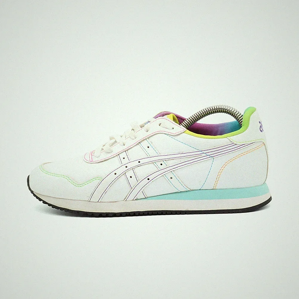 ASICS Damen 1203A167 Sportschuh weiß Synthetikleder Laufschuh Sneaker EU 38