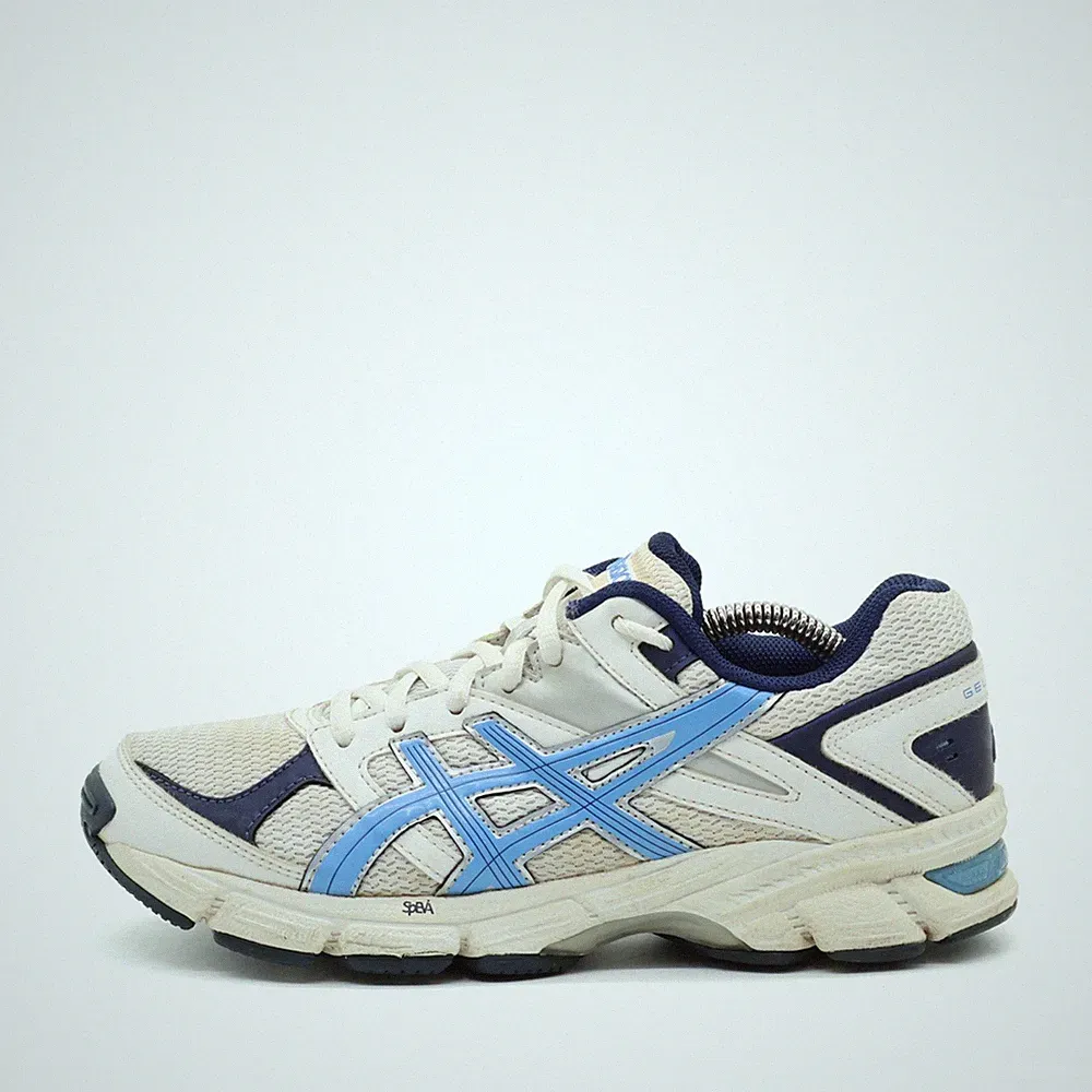 ASICS Damen Gel-180 TR Sneaker Weiß/Blau Synthetikfaser & Gel Laufschuh EU 39