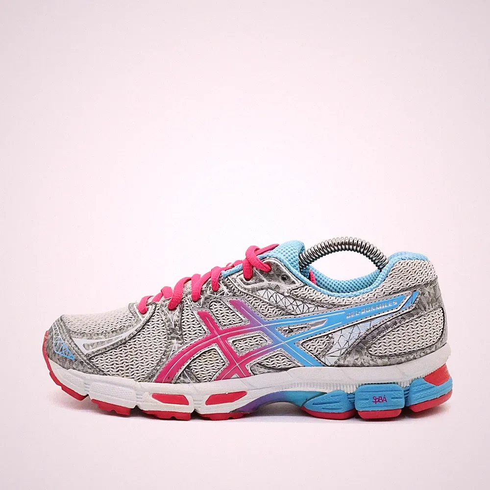 ASICS Damen GEL-BLADE Schuhe Pink/Blau/Grau Niedrig Laufschuhe EU 38