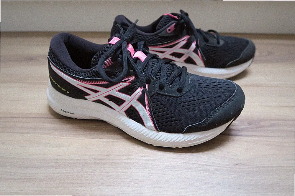 ASICS Damen Gel-Contend 7 Lauf Sport Sneaker Schuhe AmpliFoam Dämpfung EU 38