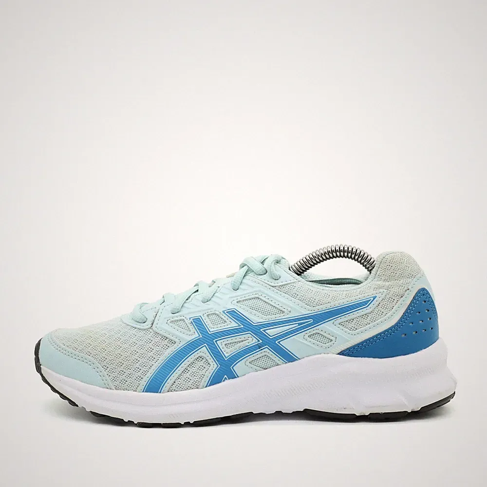 ASICS Damen Gel-Contend 7 Sneaker Blau Mesh Low-Top Atmungsaktiv Laufschuh EU 38