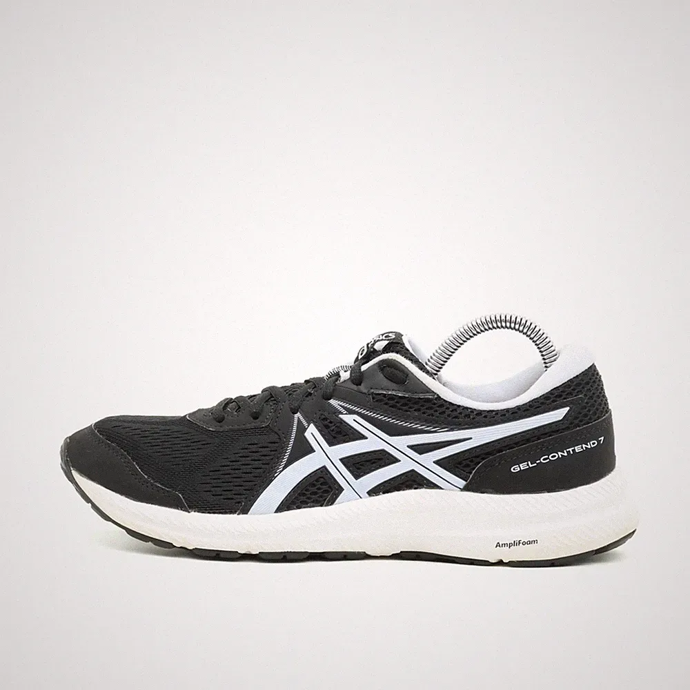 ASICS Damen Gel-Contend 7 Sneaker EU 42 Schwarz Weiß 1012A911 Leichtgewicht