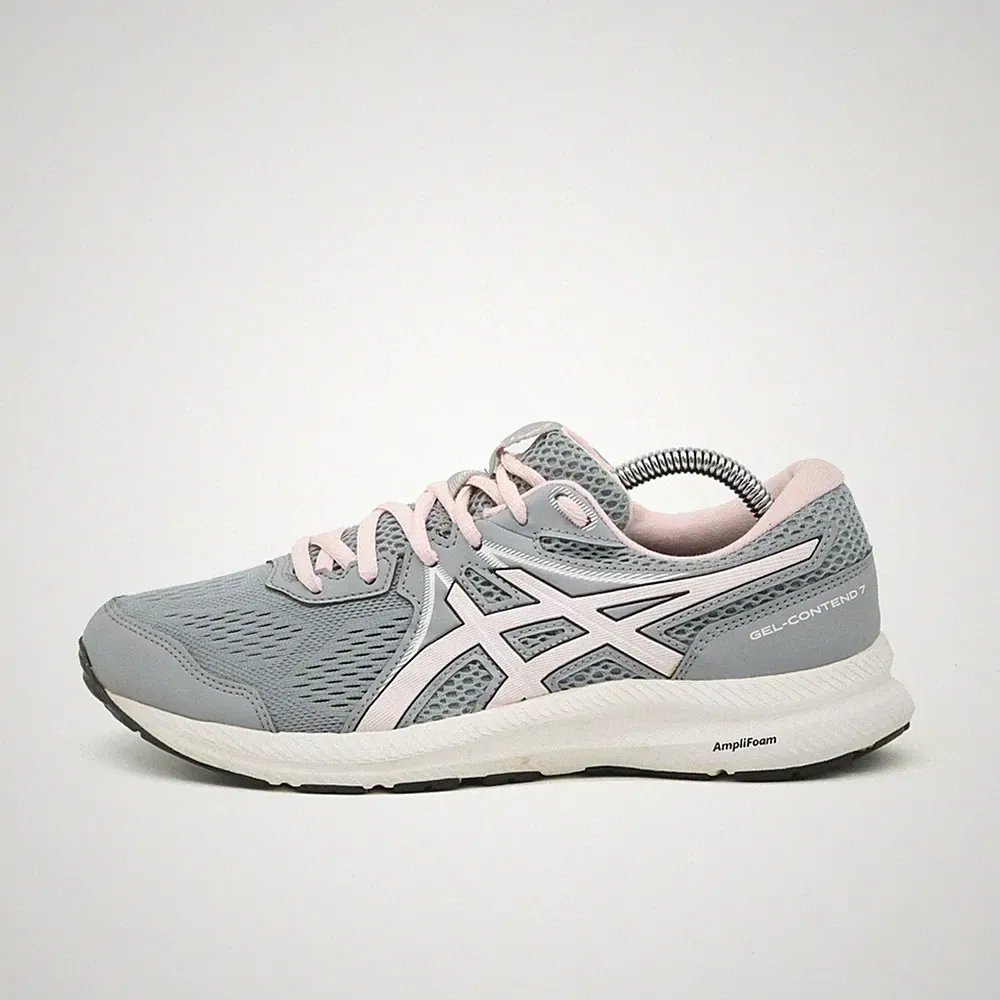 ASICS Damen Gel-Contend 7 Sneaker Grau Rosa Mesh ämpfung Laufschuhe EU 40