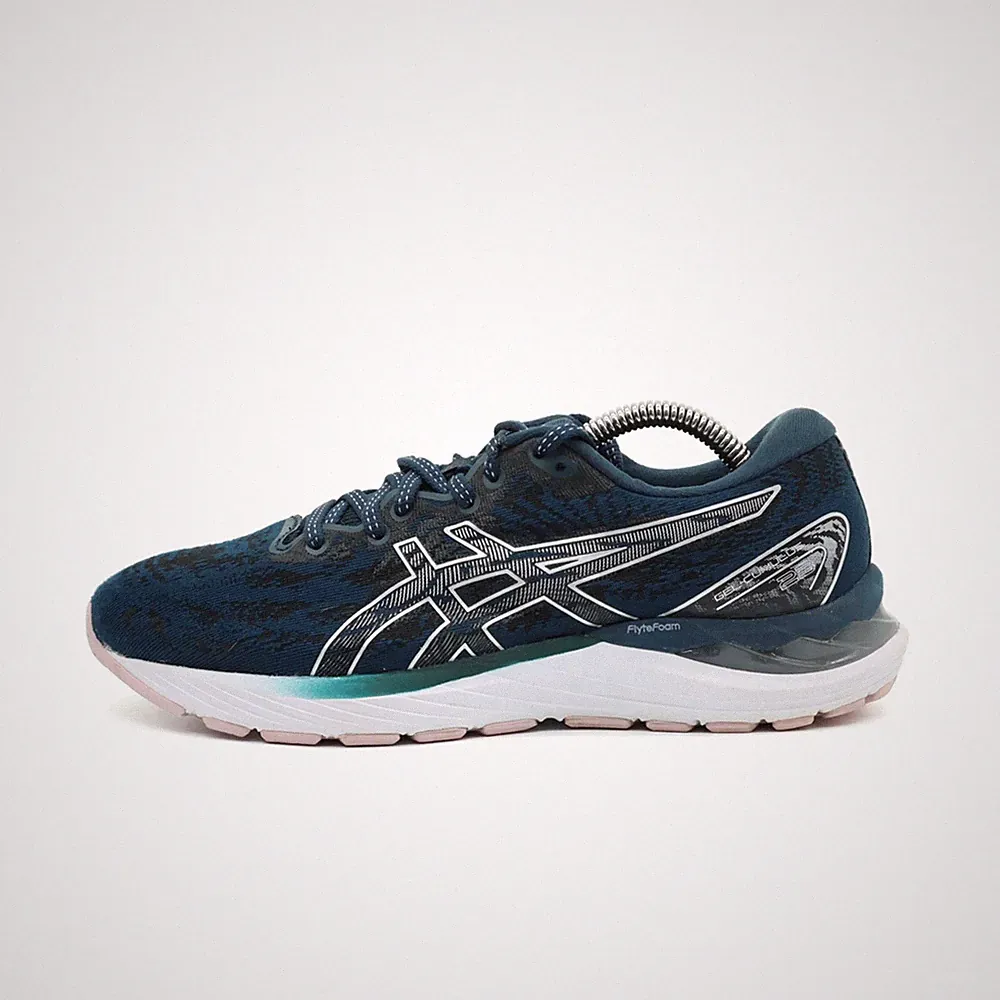 ASICS Damen Gel-Cumulus 23 Schuhe Blau Mesh Atmungsaktiv Laufschuhe EU 38