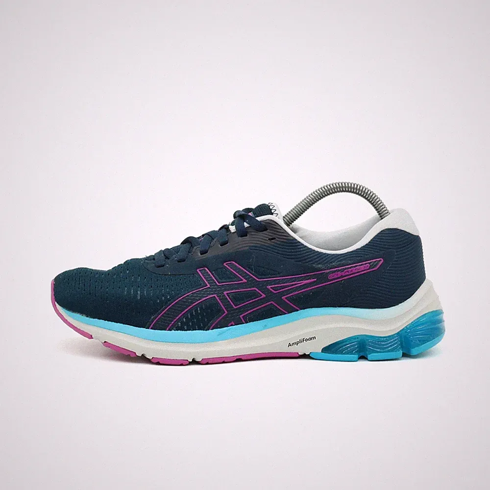ASICS Damen Gel-Excite 7 Sneaker Blau/Türkis/Pink Mesh Dämpfung Laufschuhe EU 39