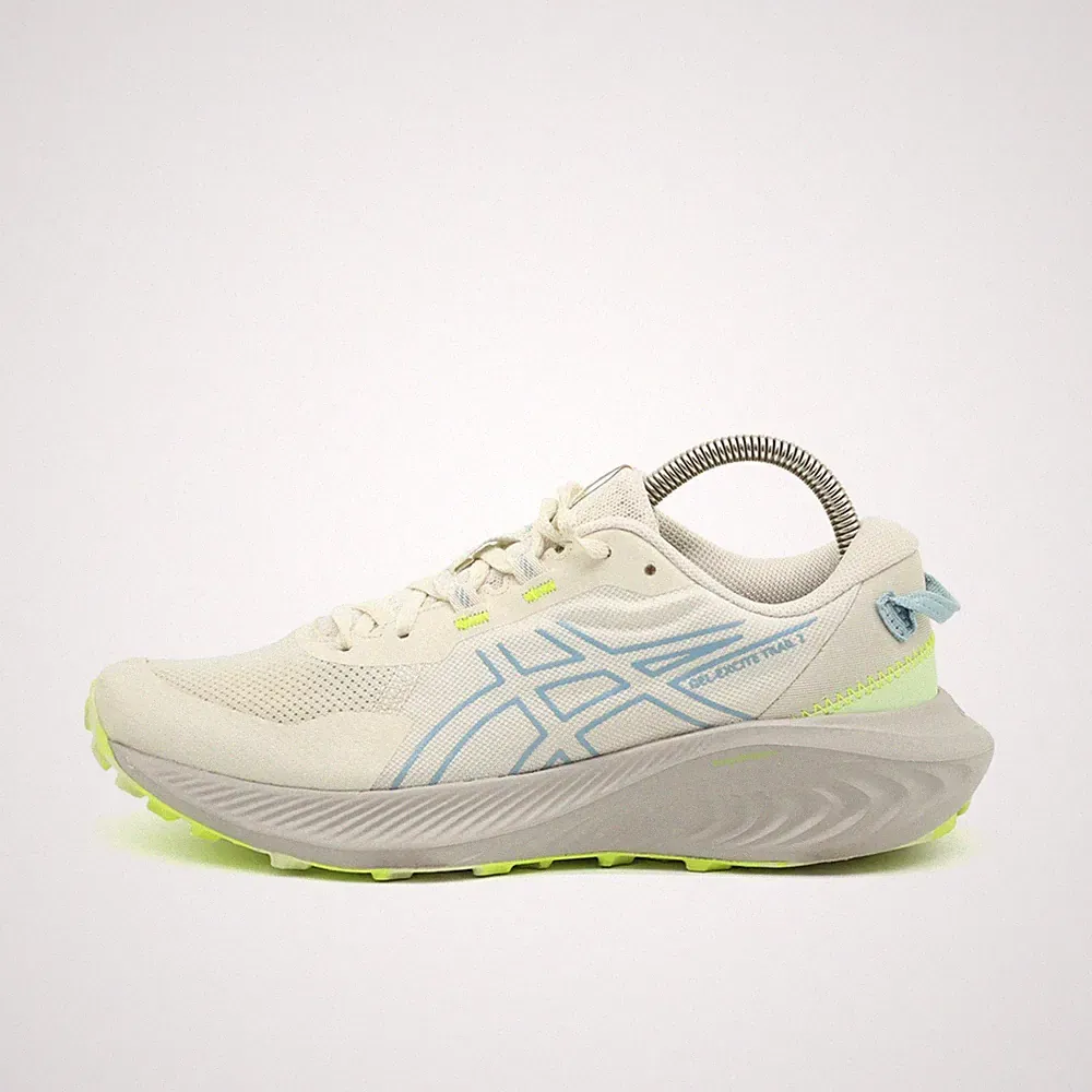 ASICS Damen Gel-Excite Trail 7 Sportschuhe EU 38 Weiß/Hellblau/Gelb 1012B412