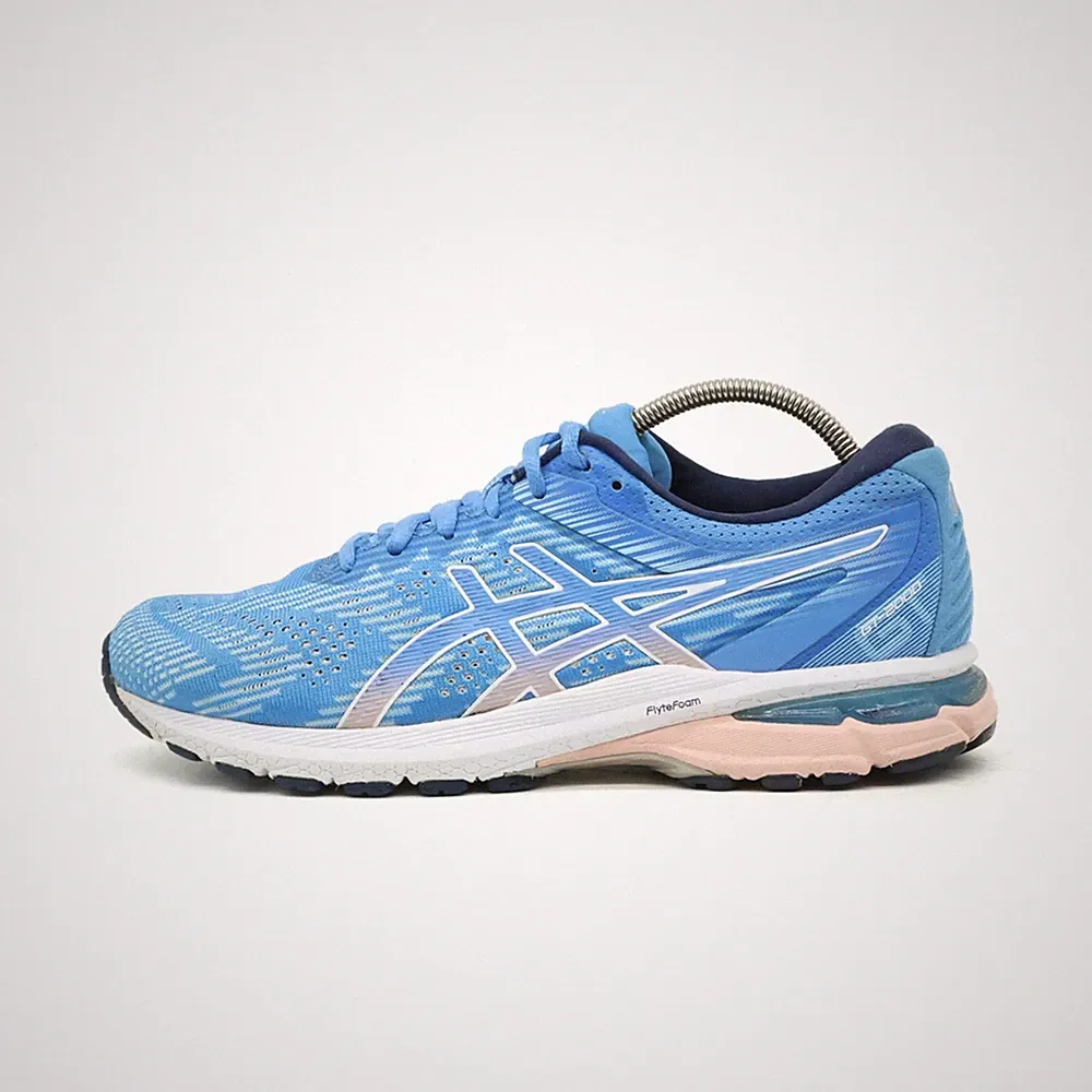 ASICS Damen gel-kayano 25 sneaker hellblau/rosa niedrig laufschuhe EU 40