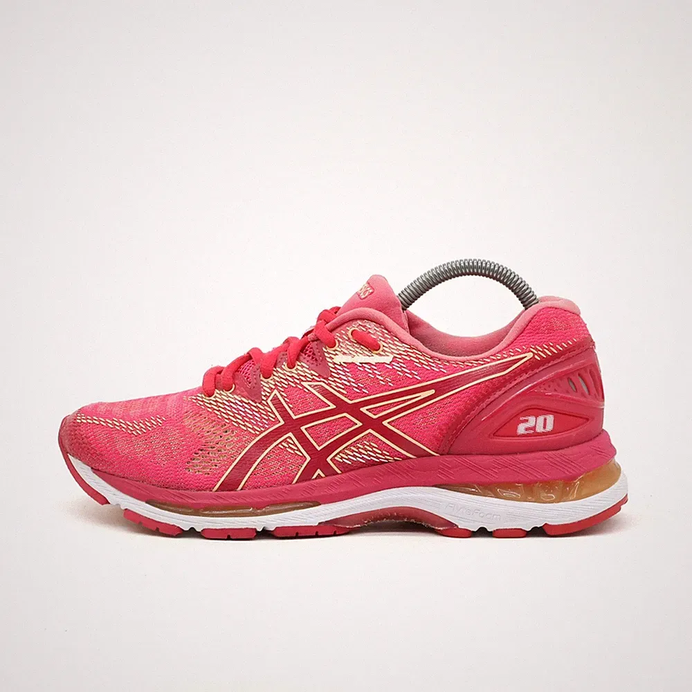 ASICS Damen GEL-Nimbus 20 Sneaker Pink Synthetikfaser Leicht Laufschuhe EU 39