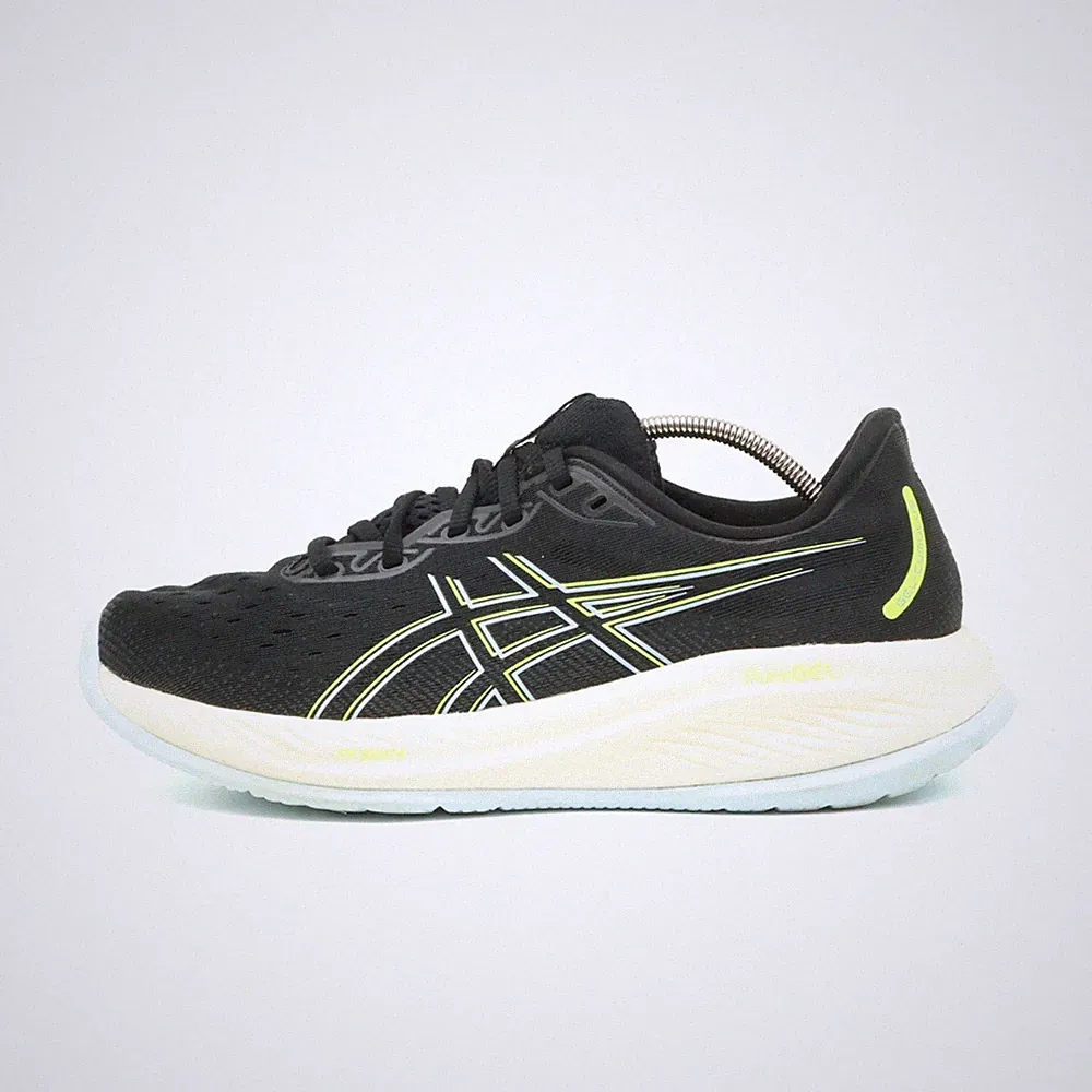 ASICS Damen GEL-Nimbus 25 Schuhe EU 40.5 Schwarz/Neon 1012B599 GEL-Dämpfung
