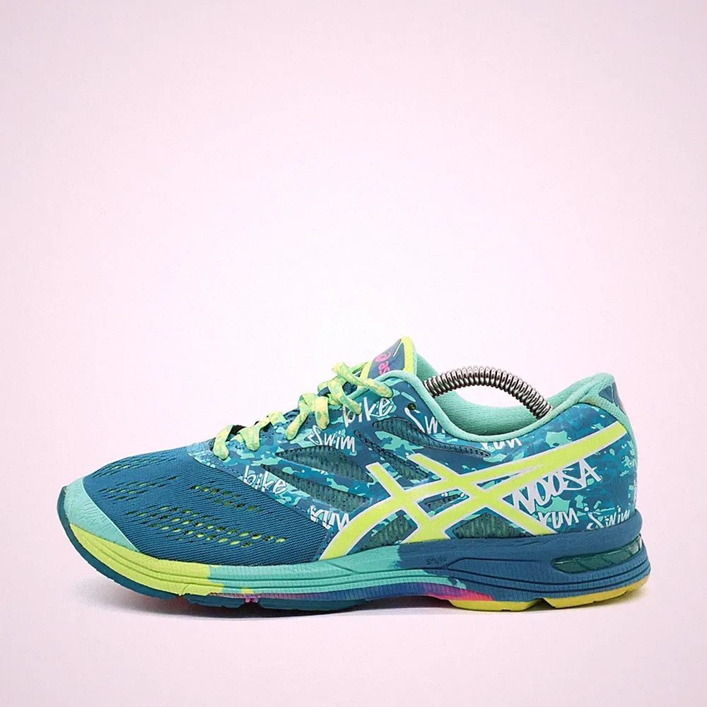 ASICS Damen Gel-Noosa Tri 8 Sneaker türkis-gelb Niedrig Laufschuhe EU 40
