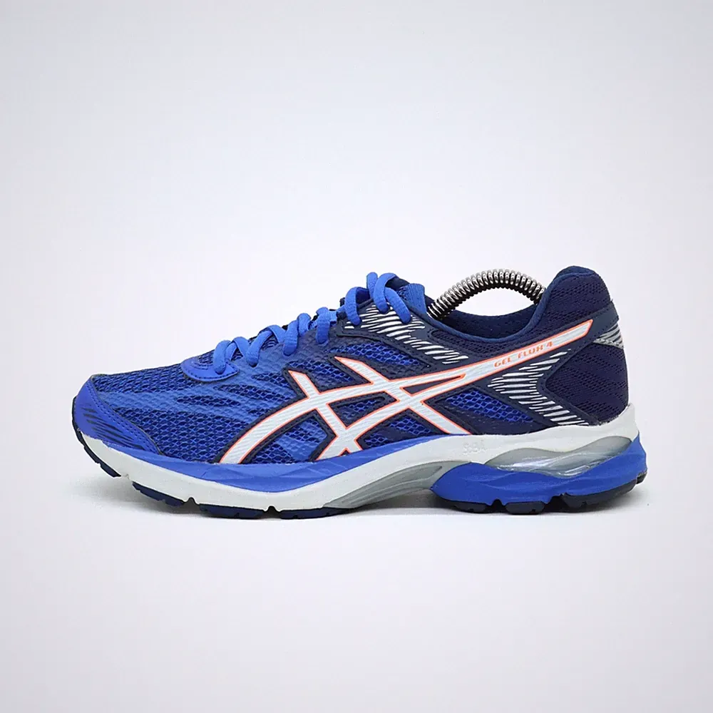 ASICS Damen Gel Pulse 4 Sportschuh Blau Weiß Synthetik Dämpfung Laufschuhe EU 38