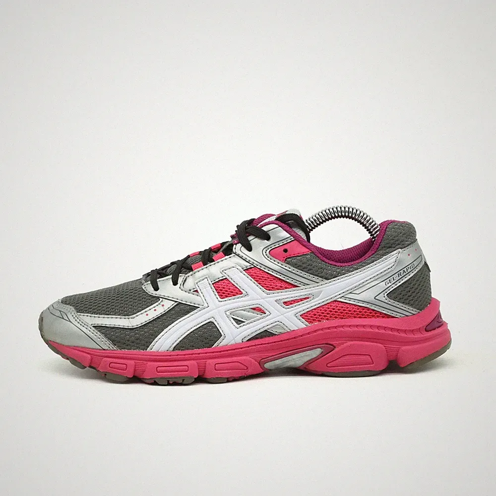 ASICS Damen GEL-RAPID Sneaker Pink/Grau Low-Top Laufschuh EU 39.5