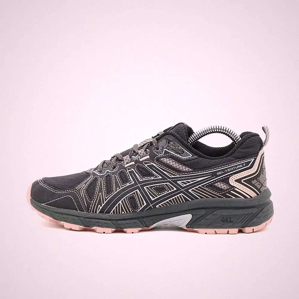 ASICS Damen GEL-Venture 7 Laufschuhe EU 39 Grau Rosa 1012A983