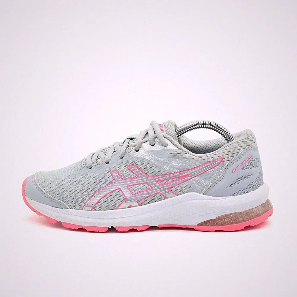 ASICS Damen GT-1000 Sportschuhe Hellgrau/Pink Low-Top Laufschuhe EU 37.5