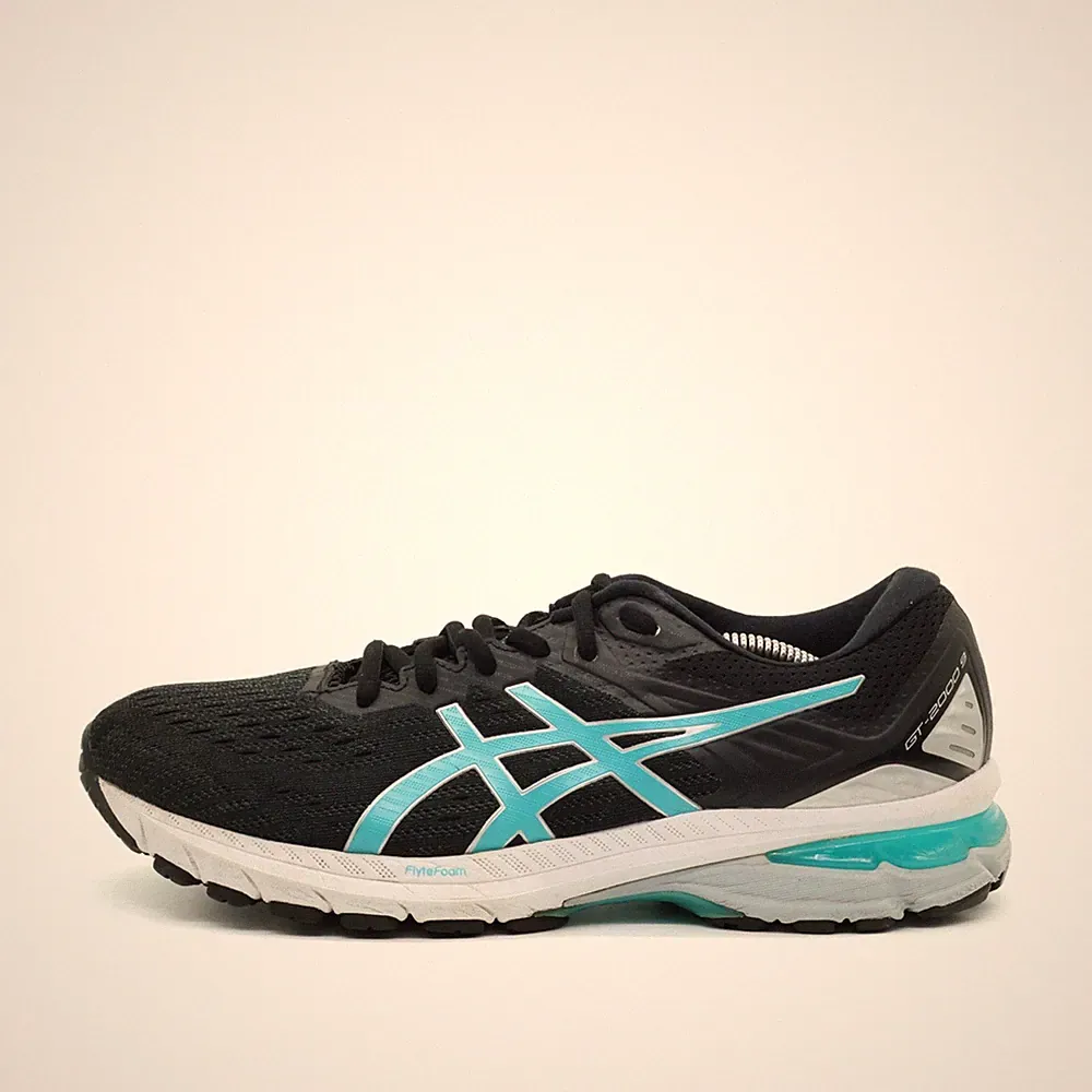 ASICS Damen GT-2000 9 Schuhe Schwarz/Türkis Passform Laufschuhe EU 41.5