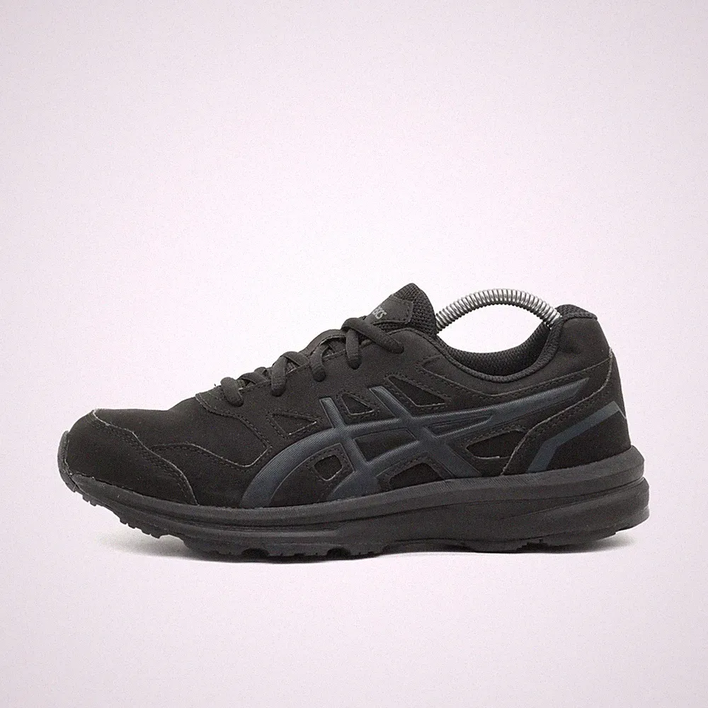 ASICS Damen Q851Y Laufschuh Schwarz Synthetik Niedrig Running Sneaker EU 38