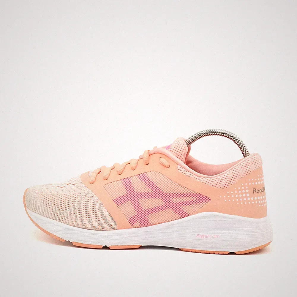 ASICS Damen RoadHawk FF Sneaker Orange/Rosa Dämpfung Laufschuh EU 39