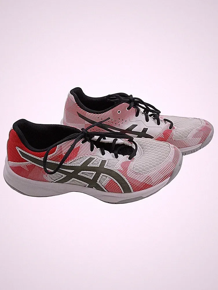 ASICS Damen Sportschuhe Sneaker Laufschuhe gestreift Mehrfarbig Gr. 40